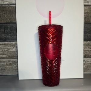 Final Sale/Price: STARBUCKS Bright Red Jeweled cup: NEW
